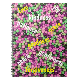 Pretty Beads & Virtue Spiral Notebook