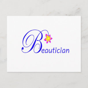 Pretty Beautician Postcard