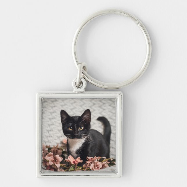 Pretty Bella Rose Key Ring (Front)