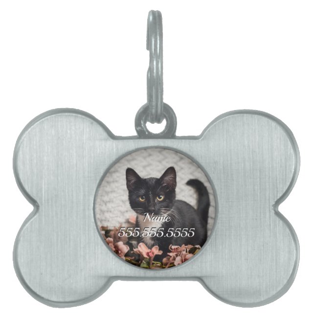 Pretty Bella Rose Pet Tag (Front)