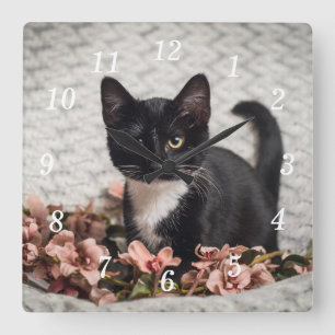 Pretty Bella Rose Wall Clock