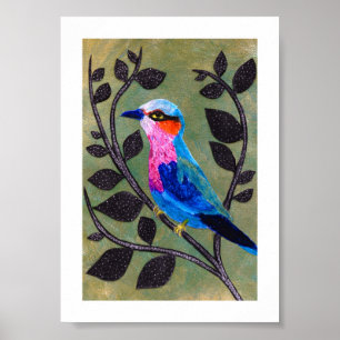 'Pretty Birdie' Archival Print w/ Border (Matte)