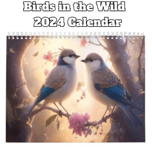 Pretty Birds 2024 Calendar