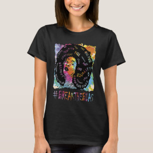 Pretty Black History Womens Break the Bias T-Shirt