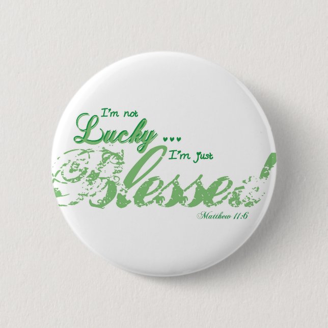 Pretty Blessed Gifts 6 Cm Round Badge (Front)