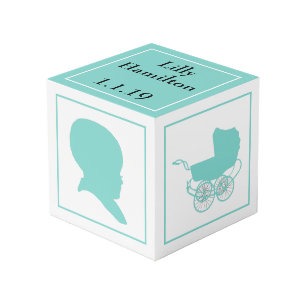 Pretty Blue Baby Cube