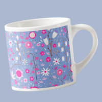 Pretty Blue Botanical Wildflower Floral Keepsake