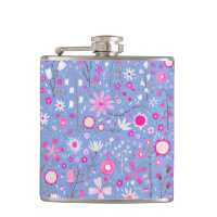 Pretty Blue Botanical Wildflower Floral Keepsake