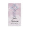 Pretty Blue Floral Christian Cross Business Cards
