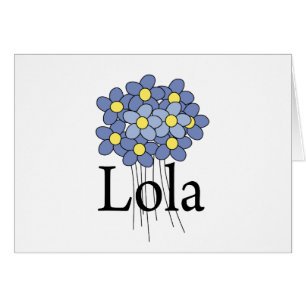 Pretty Blue Flower Lola T-shirt