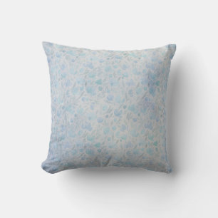 Pretty Blue Shabby Floral Cushion