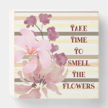 Pretty Blush Coloured Floral Striped