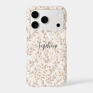 Pretty Blush Pink Cream Floral
