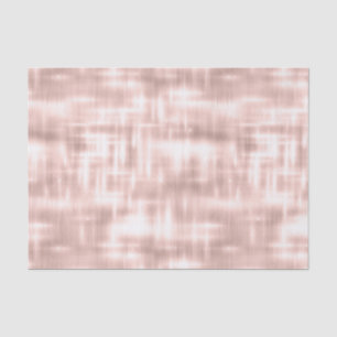 Pretty Blush Pink White Abstract Stripes Tissue Paper