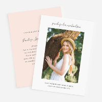 Pretty Blush Virtual Graduation Party Photo