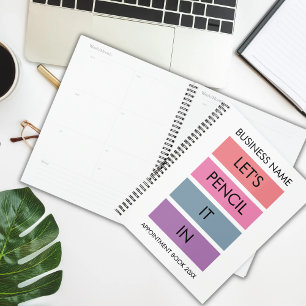 Pretty Bold Business Diary Appointment Book 2023 Planner