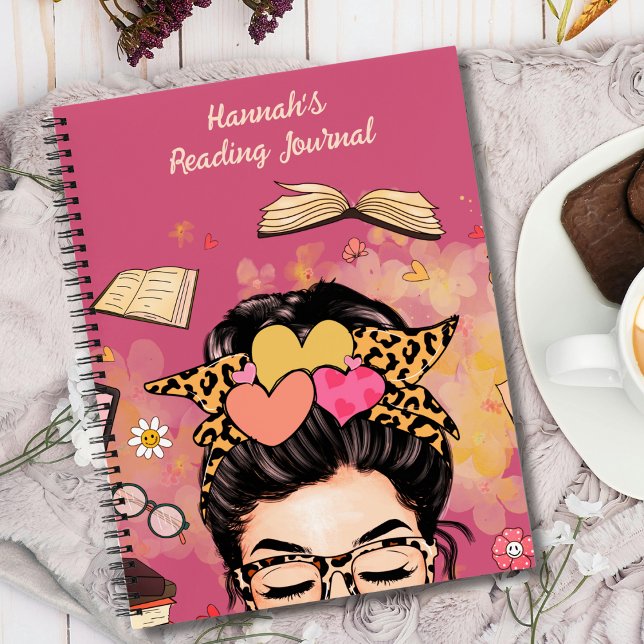Pretty Book Lover's Reading Journal Notebook (Creator Uploaded)