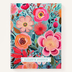 Pretty Botanical Stylish Floral Journal