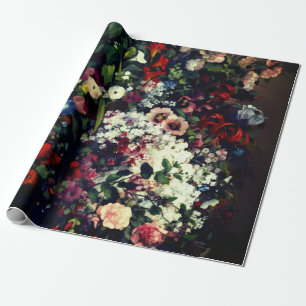 Pretty Bouquet of Flowers in a Vase Wrapping Paper