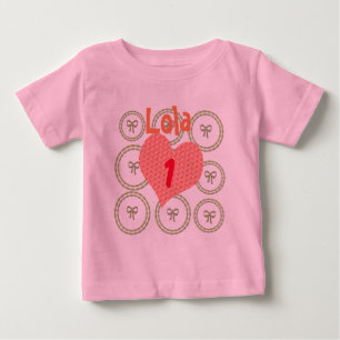 Pretty Bow Holiday Baby Birthday Gift T-Shirt