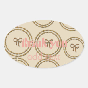 Pretty Bow Holiday Baby Birthday Sticker