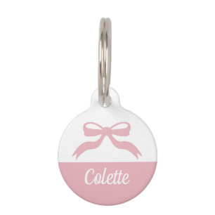 Pretty Bow Pet Tag