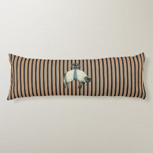 Pretty Bow Sheep™ (Blue) - Body Cushion