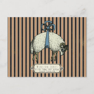 Pretty Bow Sheep™ Collection - Postcard
