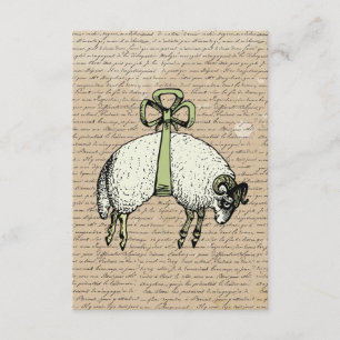 Pretty Bow Sheep  ~ Invitations