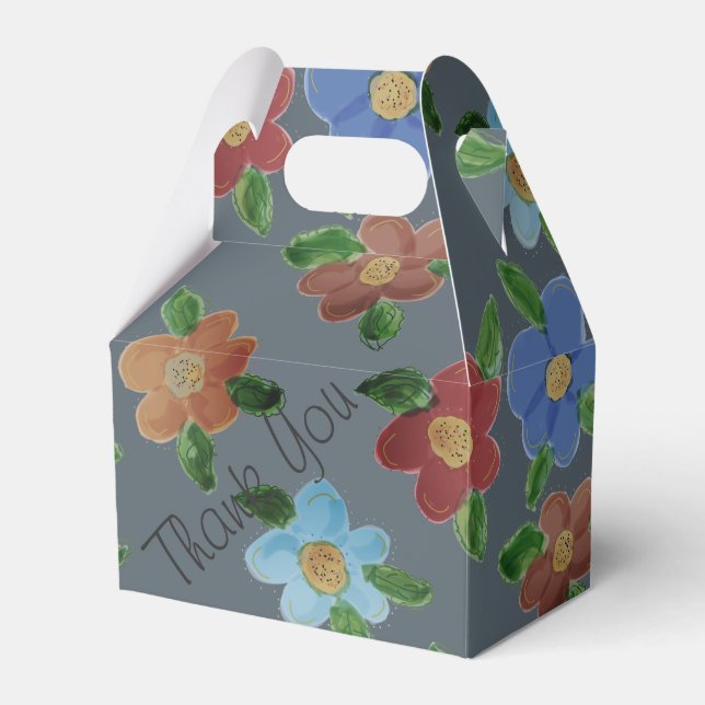 Pretty Box Of Flower Blooms (Front Side)