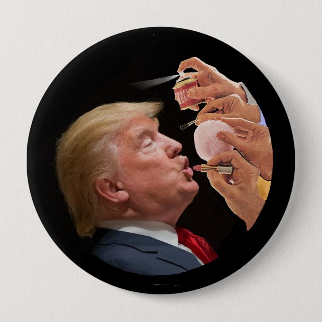 Pretty Boy Trump 10 Cm Round Badge (Front)