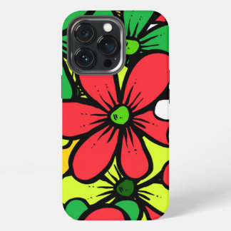Pretty Bright Grouping of Summer Flowers iPhone 13 Pro Case
