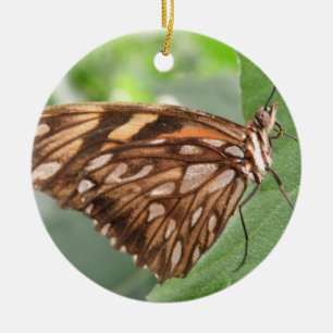 Pretty Brown Butterfly Ornament
