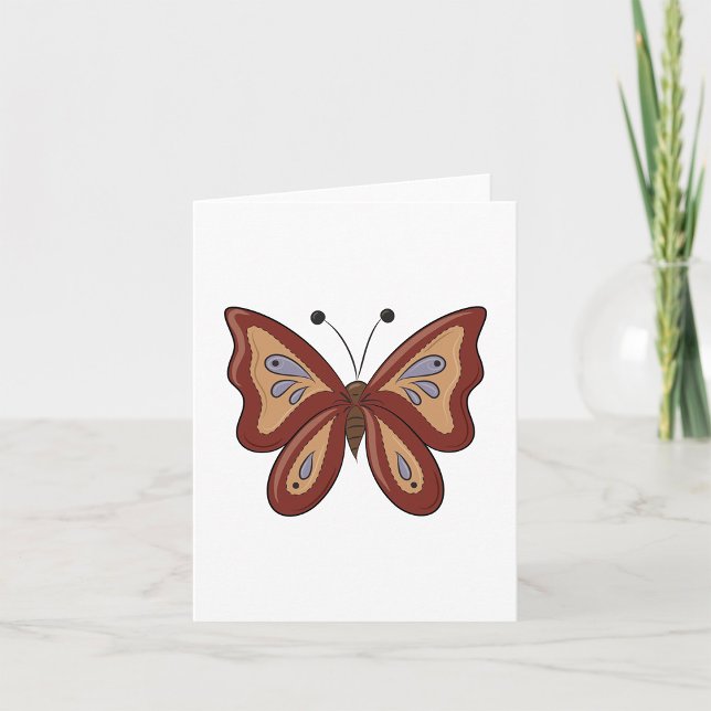 Pretty Brown Butterly Card (Creator Uploaded)