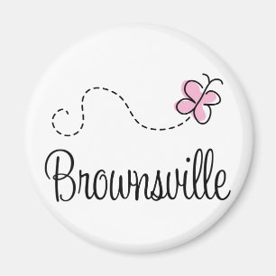 Pretty Brownsville Texas T-shirt Magnet