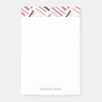 Pretty Brush Strokes Pattern Personalised