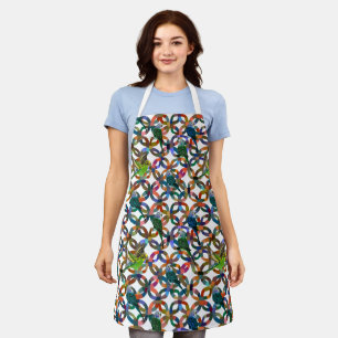 Pretty Budgies. Apron