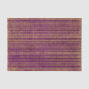 Pretty Burnt Orange Burgundy Watercolor Pattern Tissue Paper