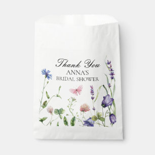 Pretty Butterflies Flowers Bridal Shower Favour Bags