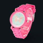 Pretty Butterfly Girl's Watch<br><div class="desc">Sweet personalised butterfly design.</div>