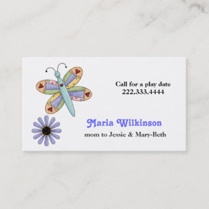 Pretty Butterfly Mummy Card