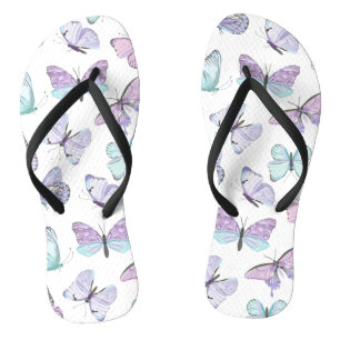 Pretty Butterfly Pattern Jandals