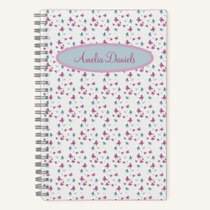Pretty Butterfly Personalised Notebook
