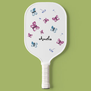 Pretty Butterfly Personalised Pickleball Paddle