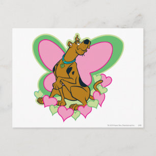 Pretty Butterfly Scooby-Doo Postcard