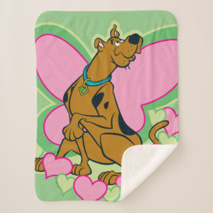 Pretty Butterfly Scooby-Doo Sherpa Blanket