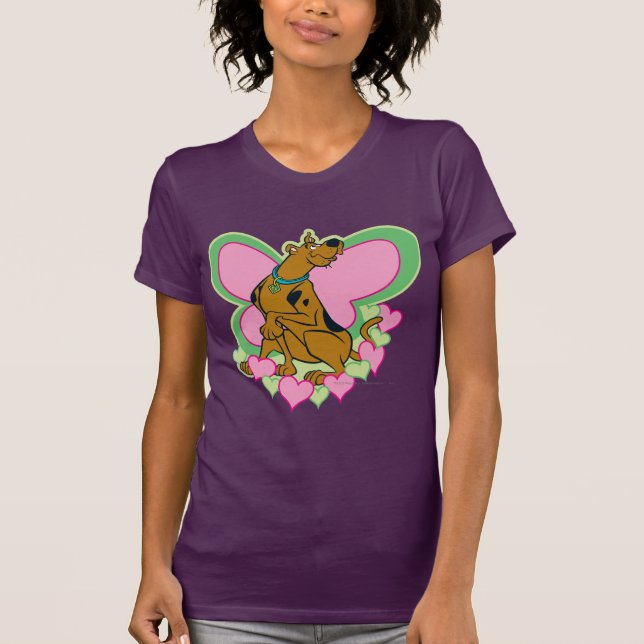 Pretty Butterfly Scooby-Doo T-Shirt (Front)