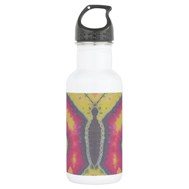 Pretty Butterfly Tie Dye 532 Ml Water Bottle (Front)