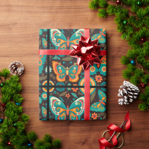 Pretty Butterfly Wrapping Paper