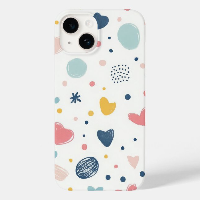 Pretty Cartoon Sky Case-Mate iPhone Case (Back)